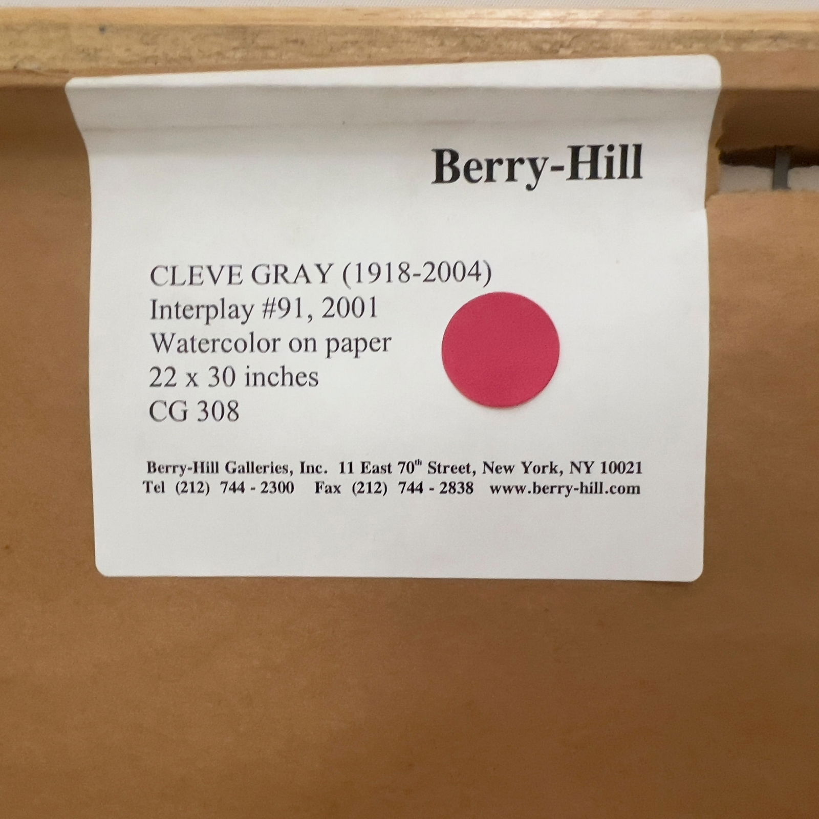 Cleve Gray - Interplay #91 - 3