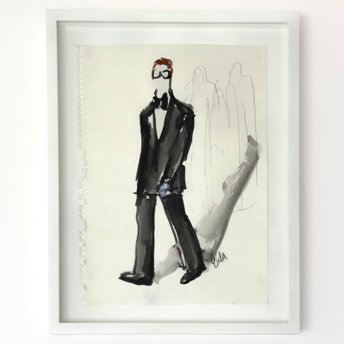 Joe Eula - Yves Saint Laurent Closing His Final Couture Show (1 of 3)