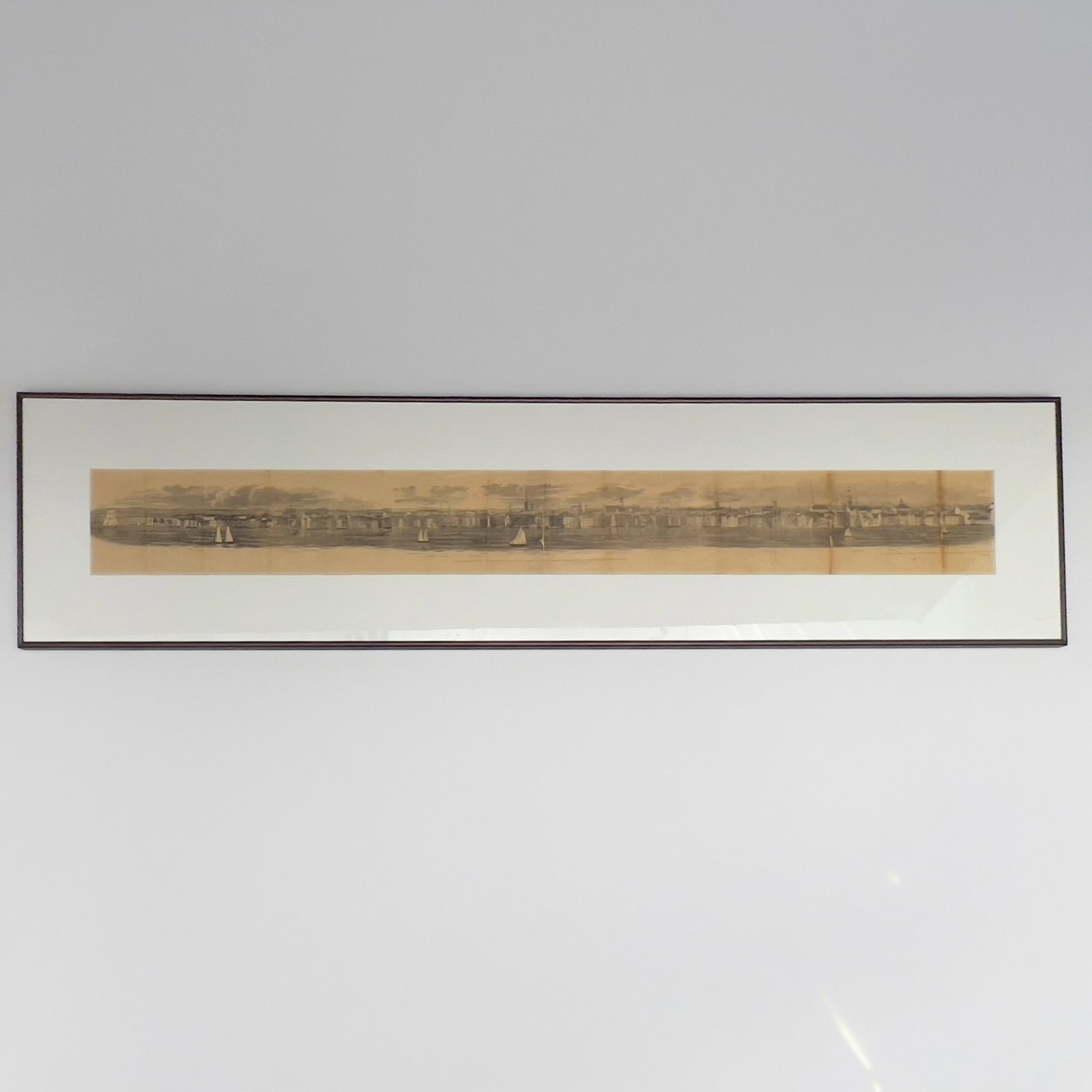 After Charles B.J. Févret De Saint-Mémin - A View of the City of New York from Brooklyn: Lot 215 After Charles B.J. Févret De Saint-Mémin French (1770-1852) A View of the City of New York from Brooklyn Heights, in 1798 by Monsieur C. B. de Julien de St. Memin with a Pantograph I