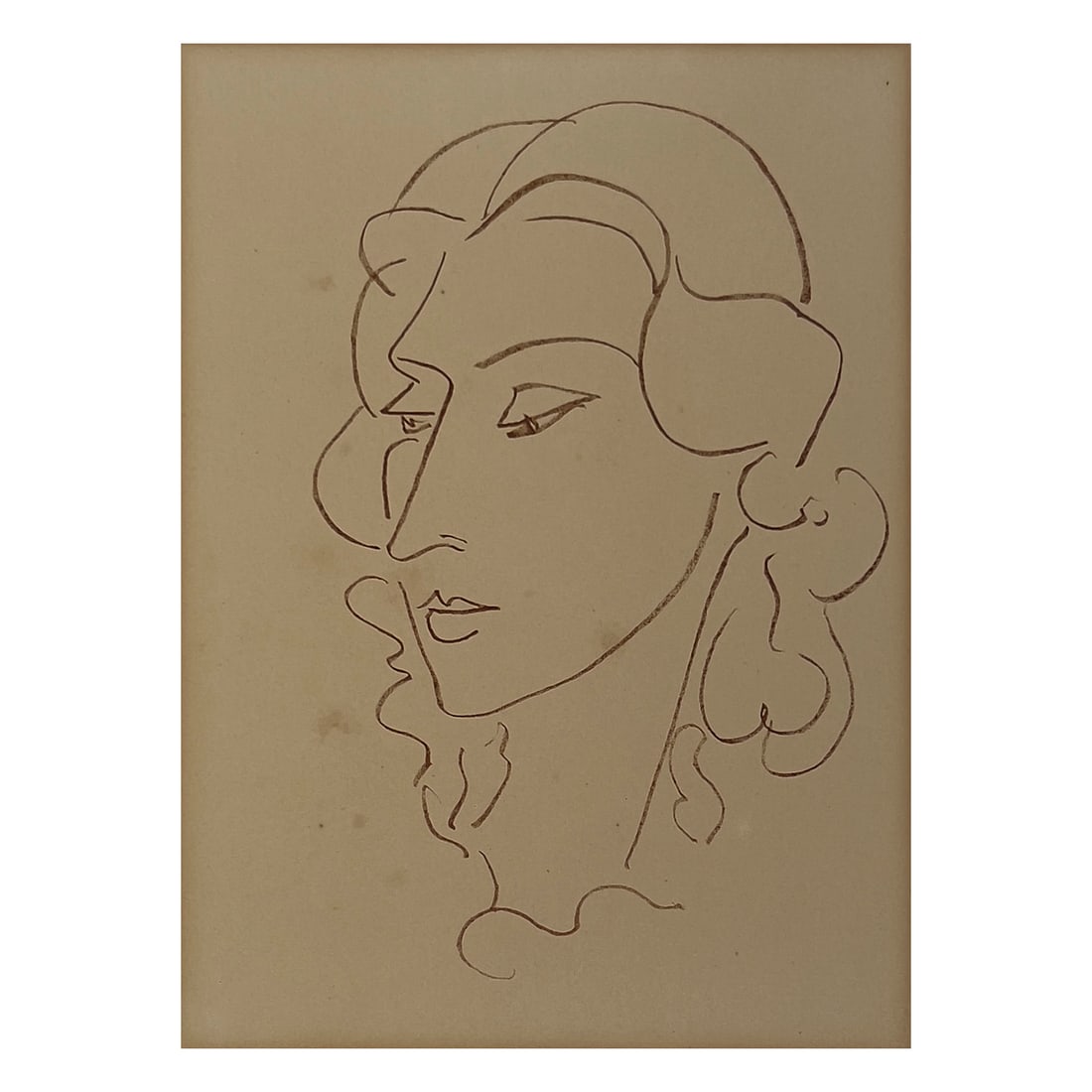 Henri Matisse - Tête de Jeune Fille (1 of 2)