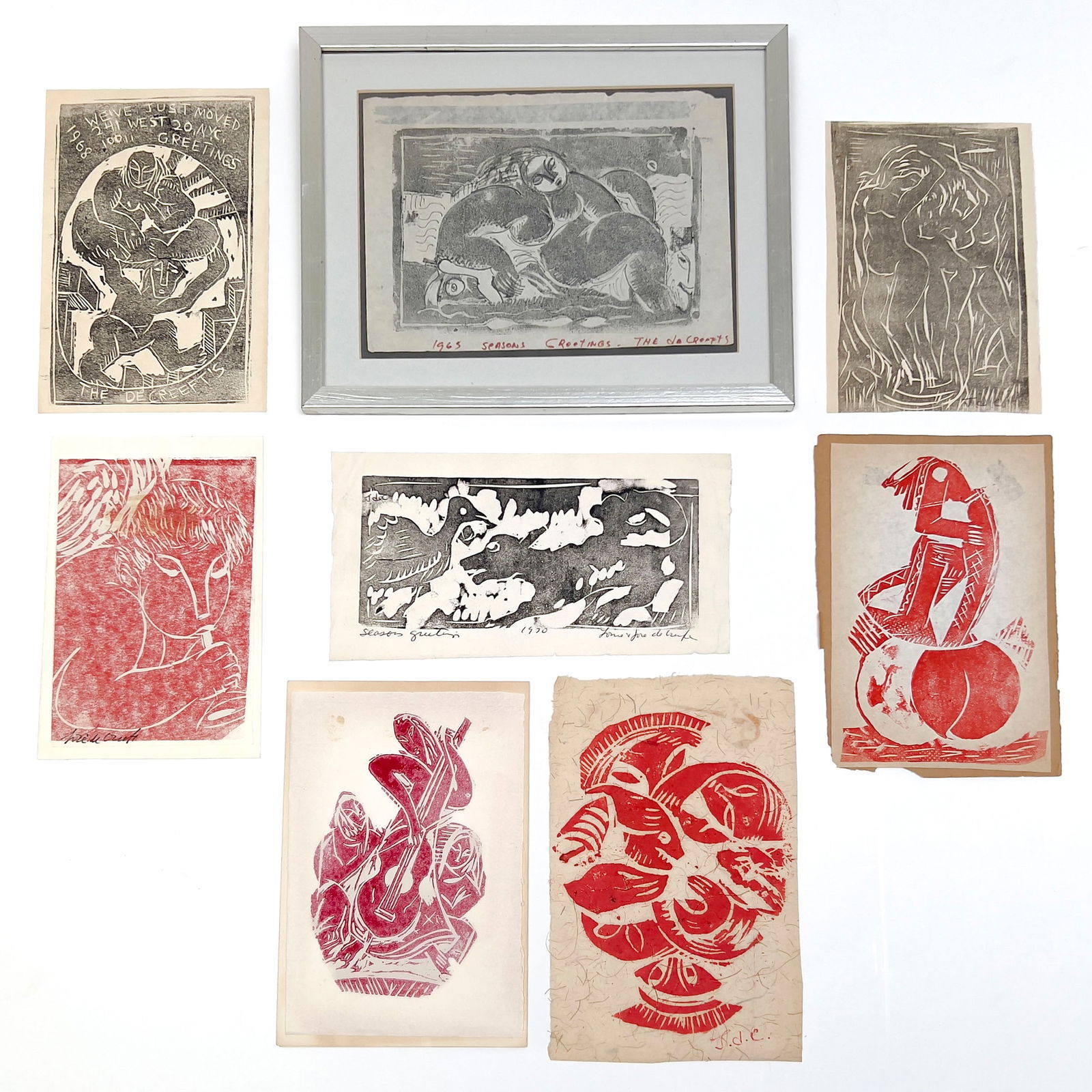 Jose De Creeft - Group of Christmas Cards (1 of 2)