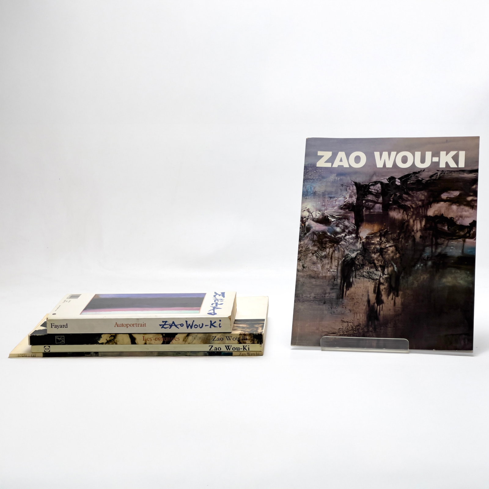 Zao Wou-Ki - Five Monographs (4 Signed): Lot 276 Zao Wou-Ki Chinese (1921-2013) Five Monographs (4 Signed) Comprising five monographs of Zao Wou-Ki's art from the 1970s and 80s four are signed by Zao Wou-Ki and dedicated to Joyce and Sam Koo