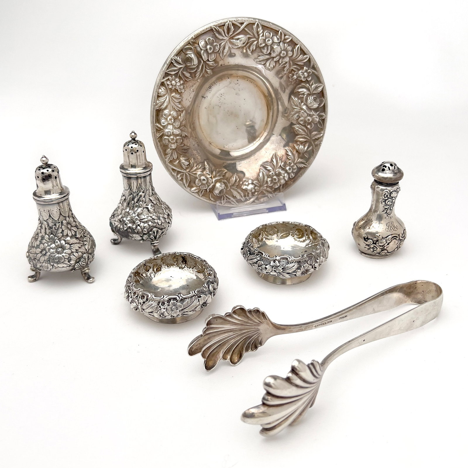 Repoussé Silver Tableware (1 of 4)