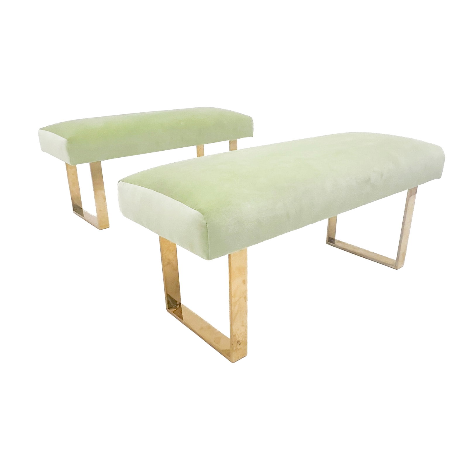 Pair of Modern Upholstered Benches (1 of 4)