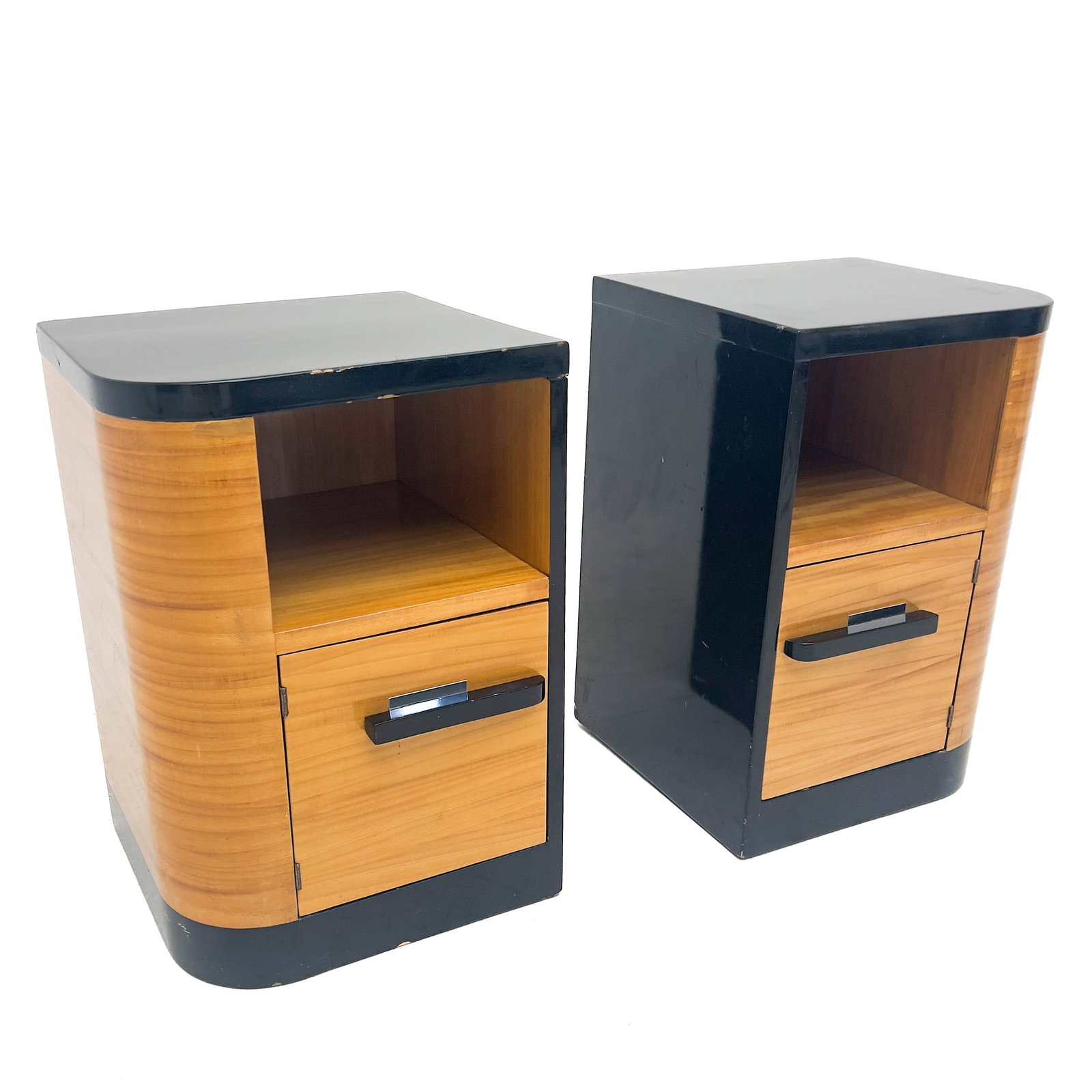 Pair of Donald Deskey Style Art Deco Night Stands (1 of 4)