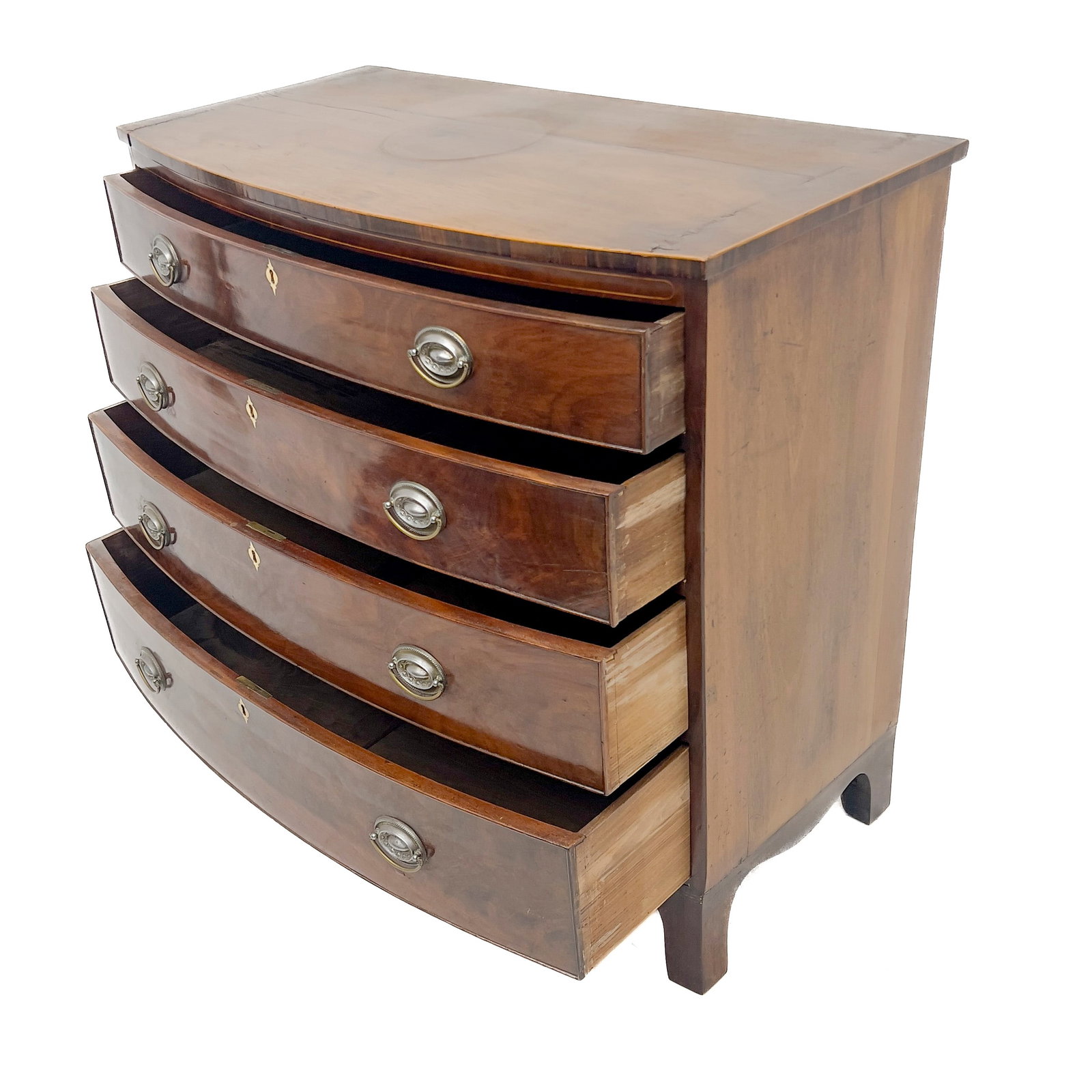 Regency Bowfront Chest - 2