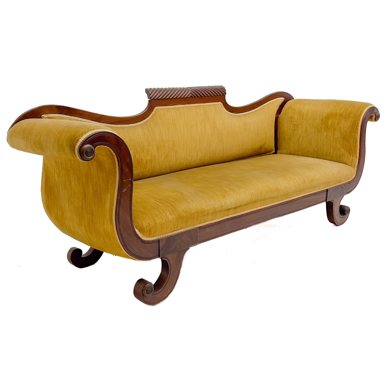 American Empire Carved Mahogany sofa (1 of 3)