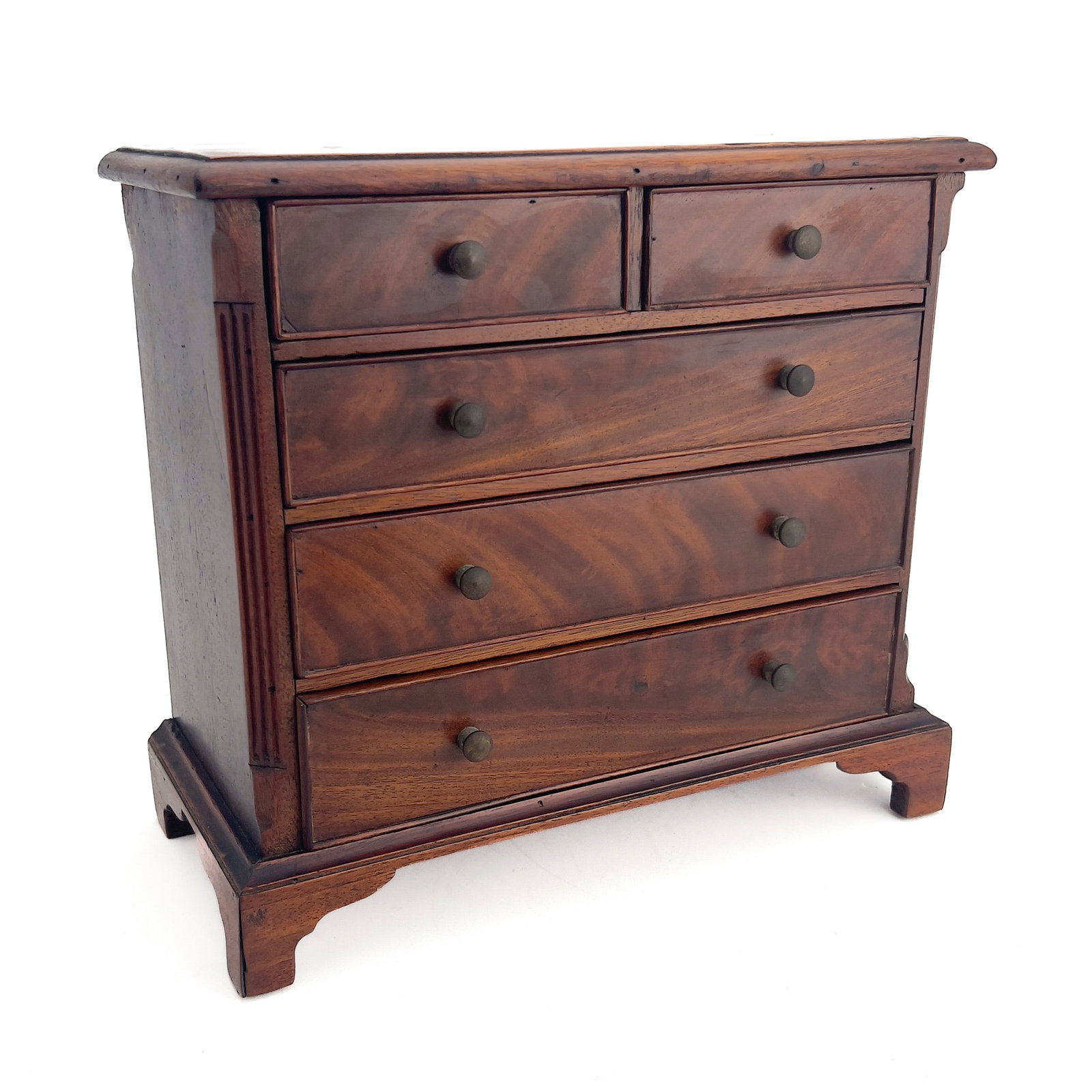 Antique Miniature Mahogany Chest of Drawers (1 of 3)