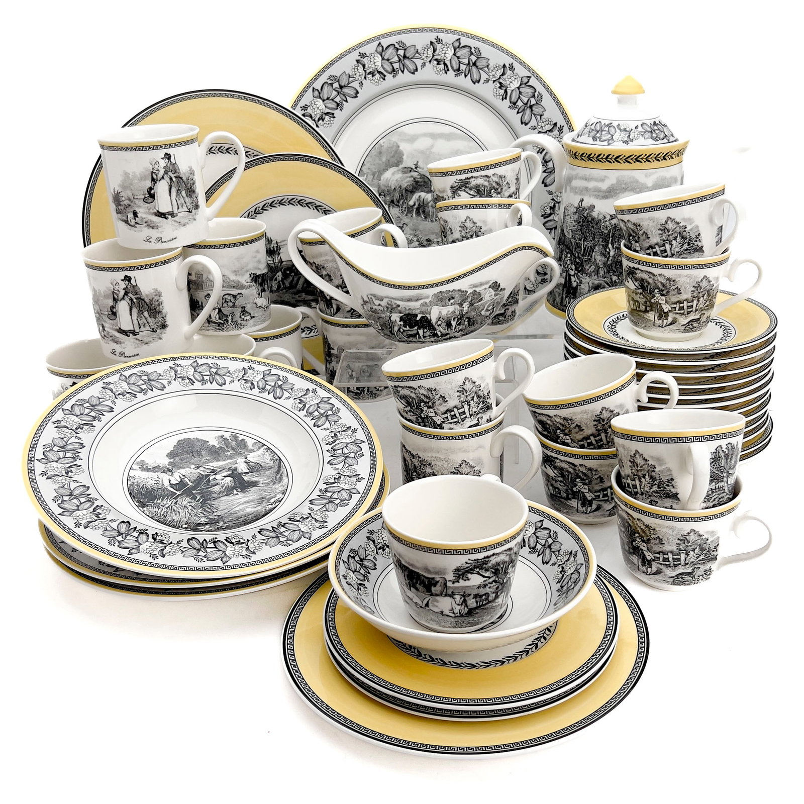 Villeroy & Boch - Audun Ferme, Fleur, and Chasse Partial Coffee Service and Dinnerware (1 of 5)