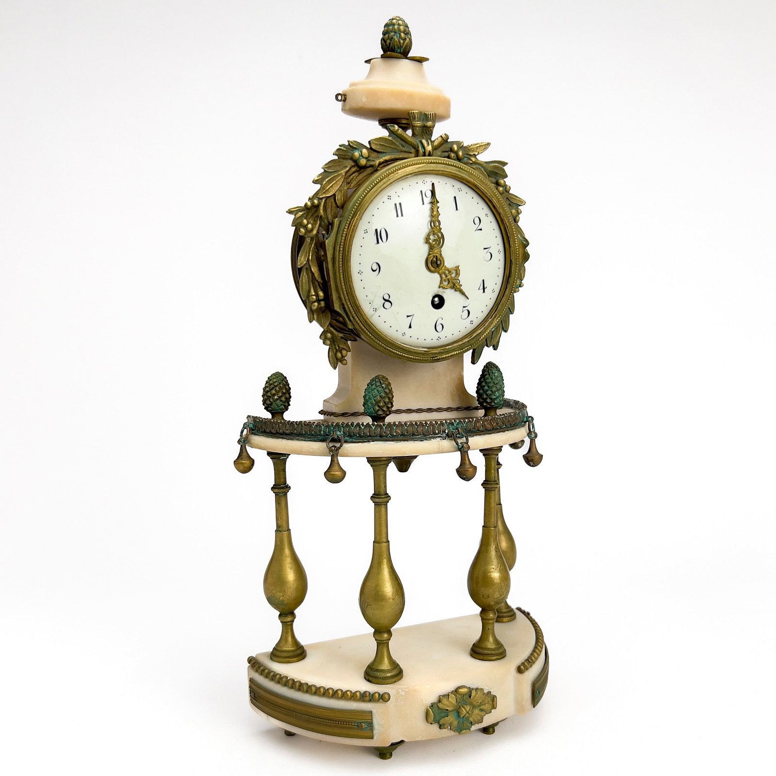 Louis XVI Style French Portico Mantel Clock (1 of 6)