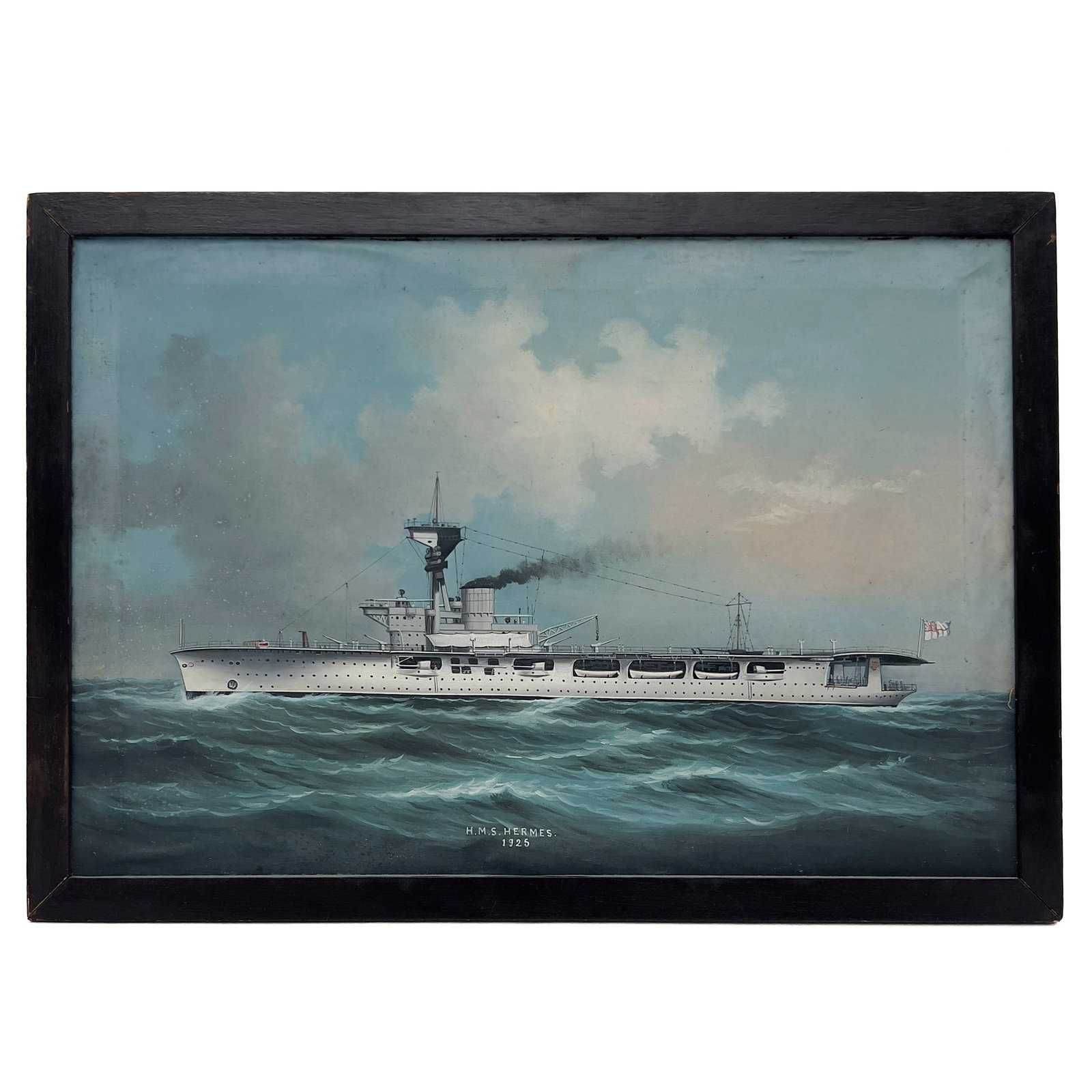 Unknown Artist - H.M.S. Hermes, 1925 - 2