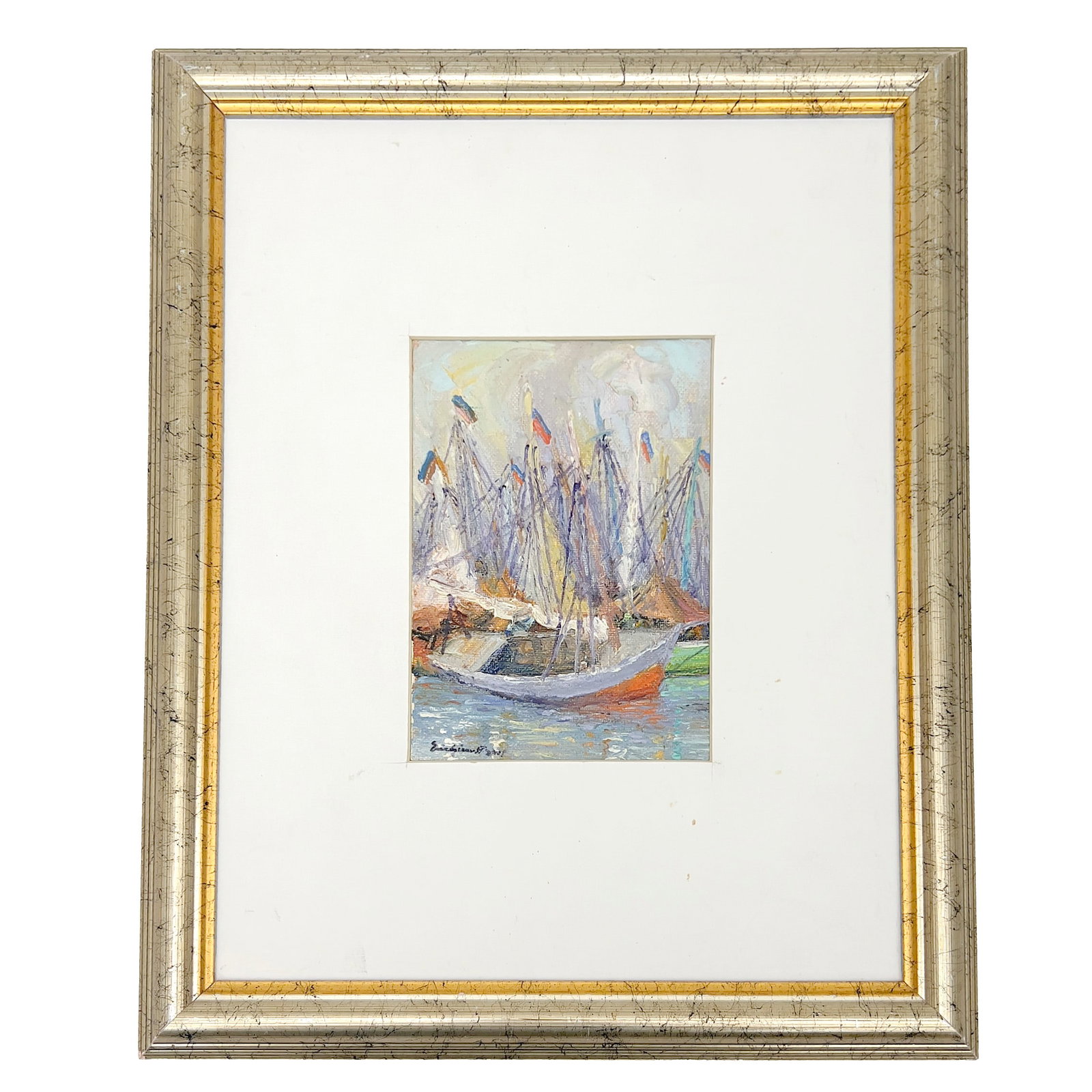Eric Girault - Sailboats at Dock - 2