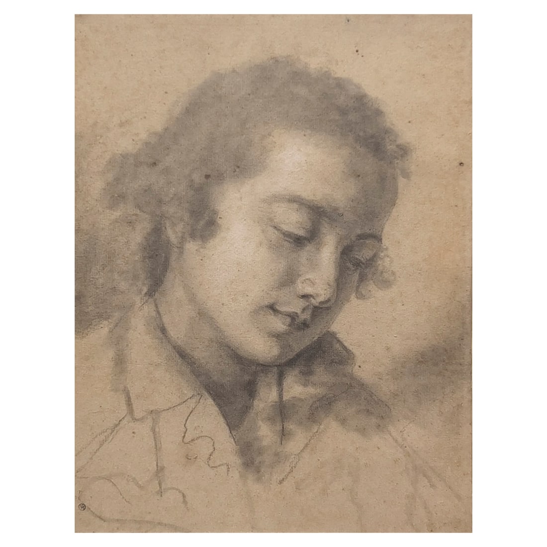 François Leroy de Liancourt - A Portrait of a Young Man: Lot 119 François Leroy de Liancourt French (1741-1835) A Portrait of a Young Man (18th/19th Century) crayon on paper sight: 12 x 9 1/4 inches Description: A late eighteenth or early