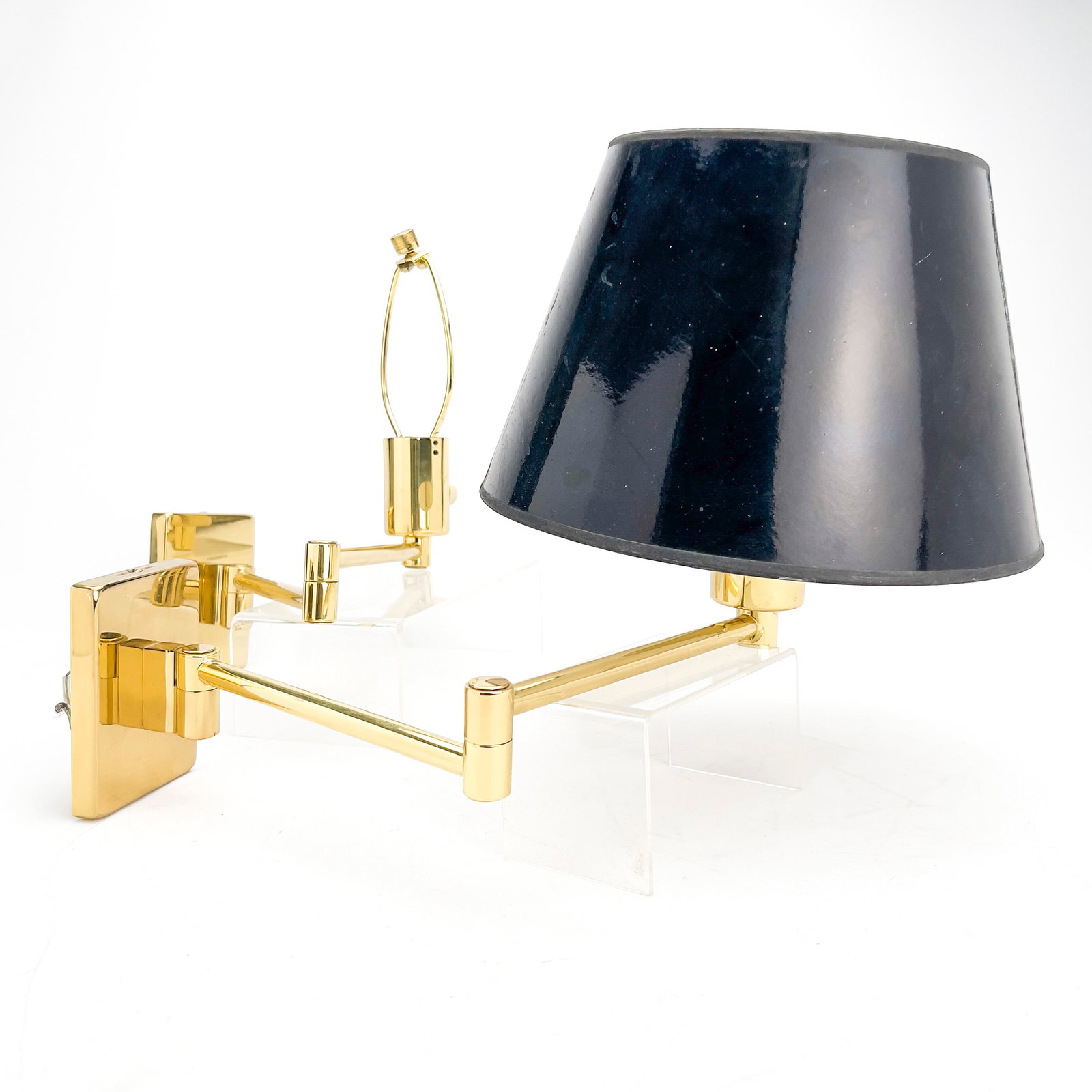 George Hansen - Modern Brass Swing-Arm Wall Sconces for Hinson (1 of 3)