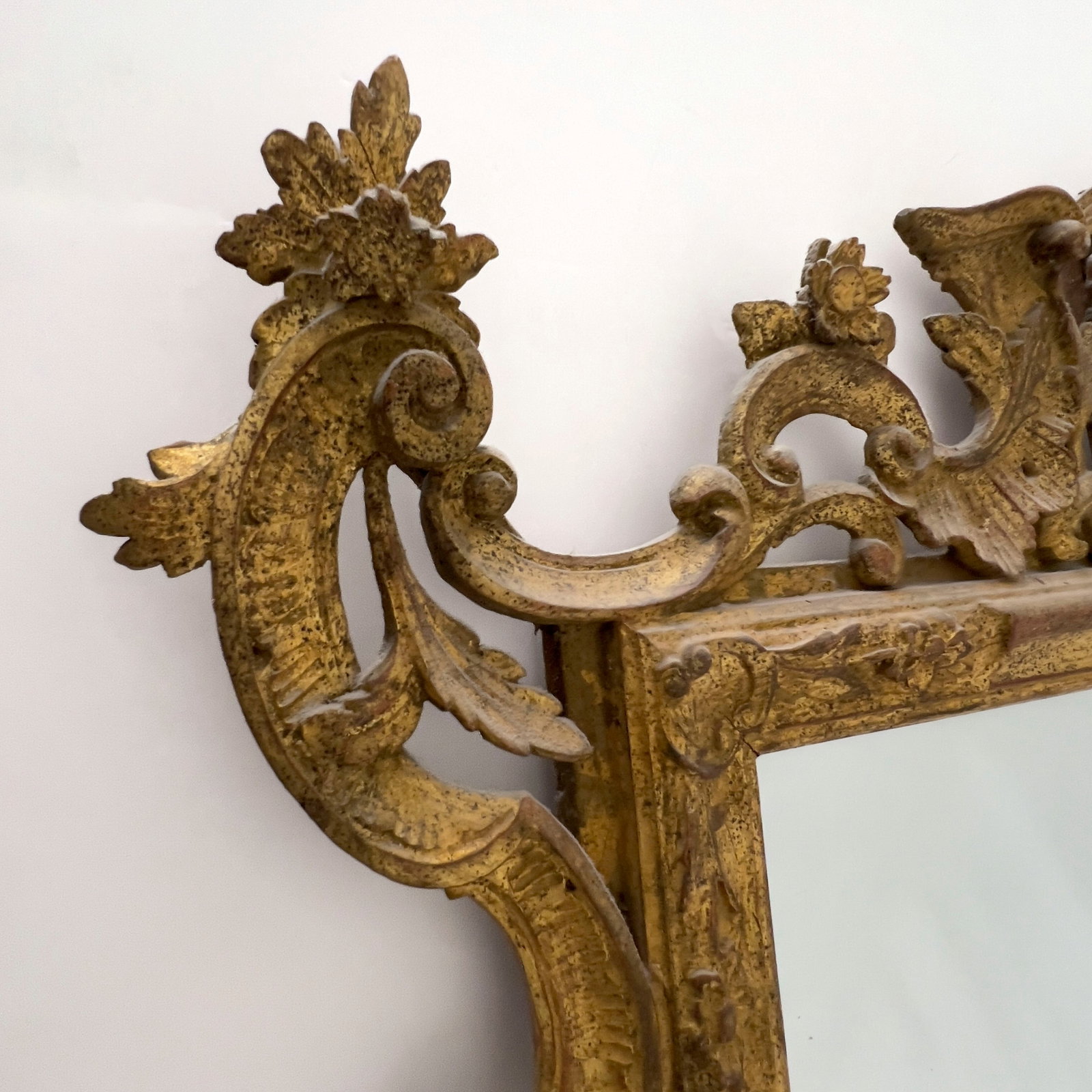 A Rococo Style Giltwood Wall Mirror - 2