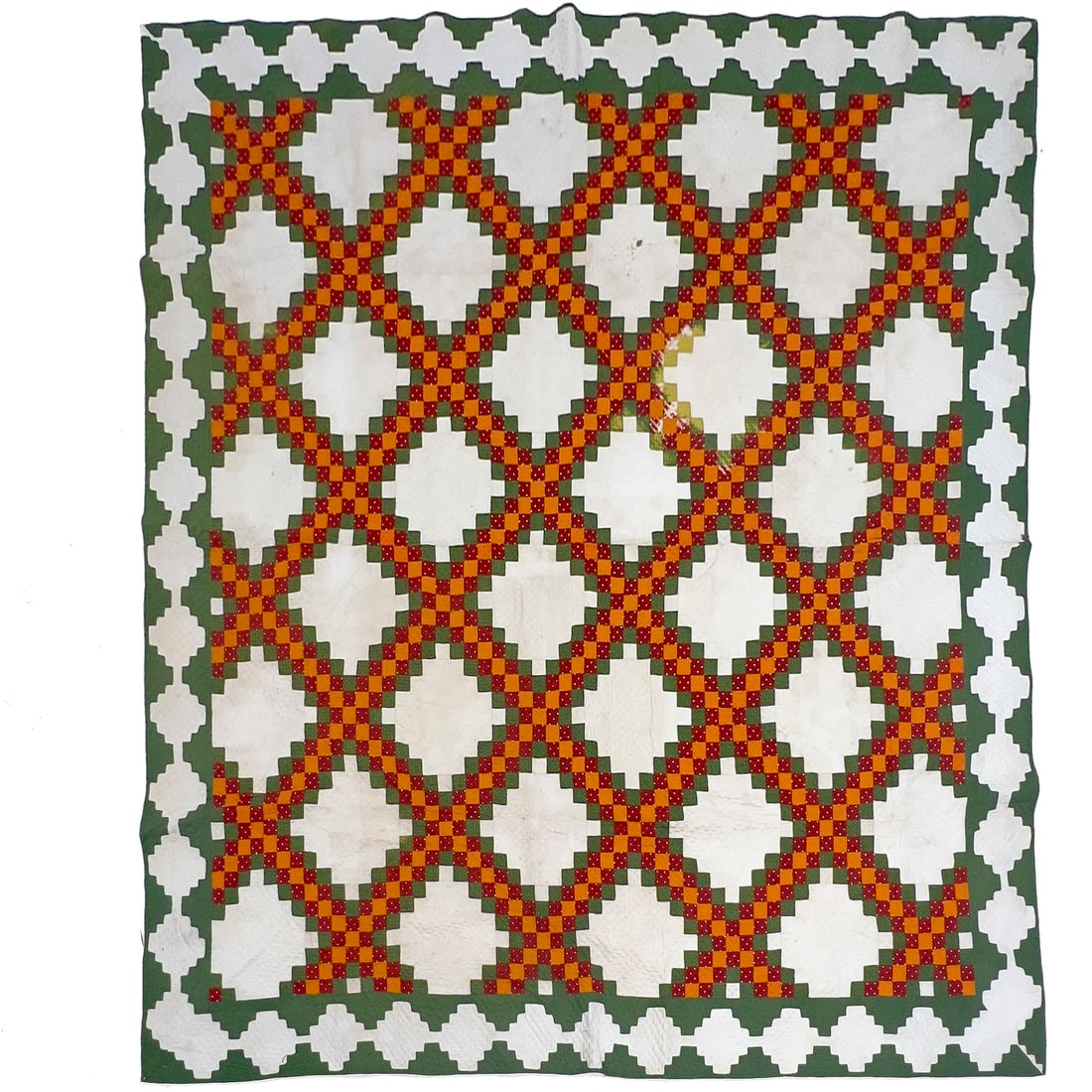 Triple Irish Chain Quilt (1 of 3)
