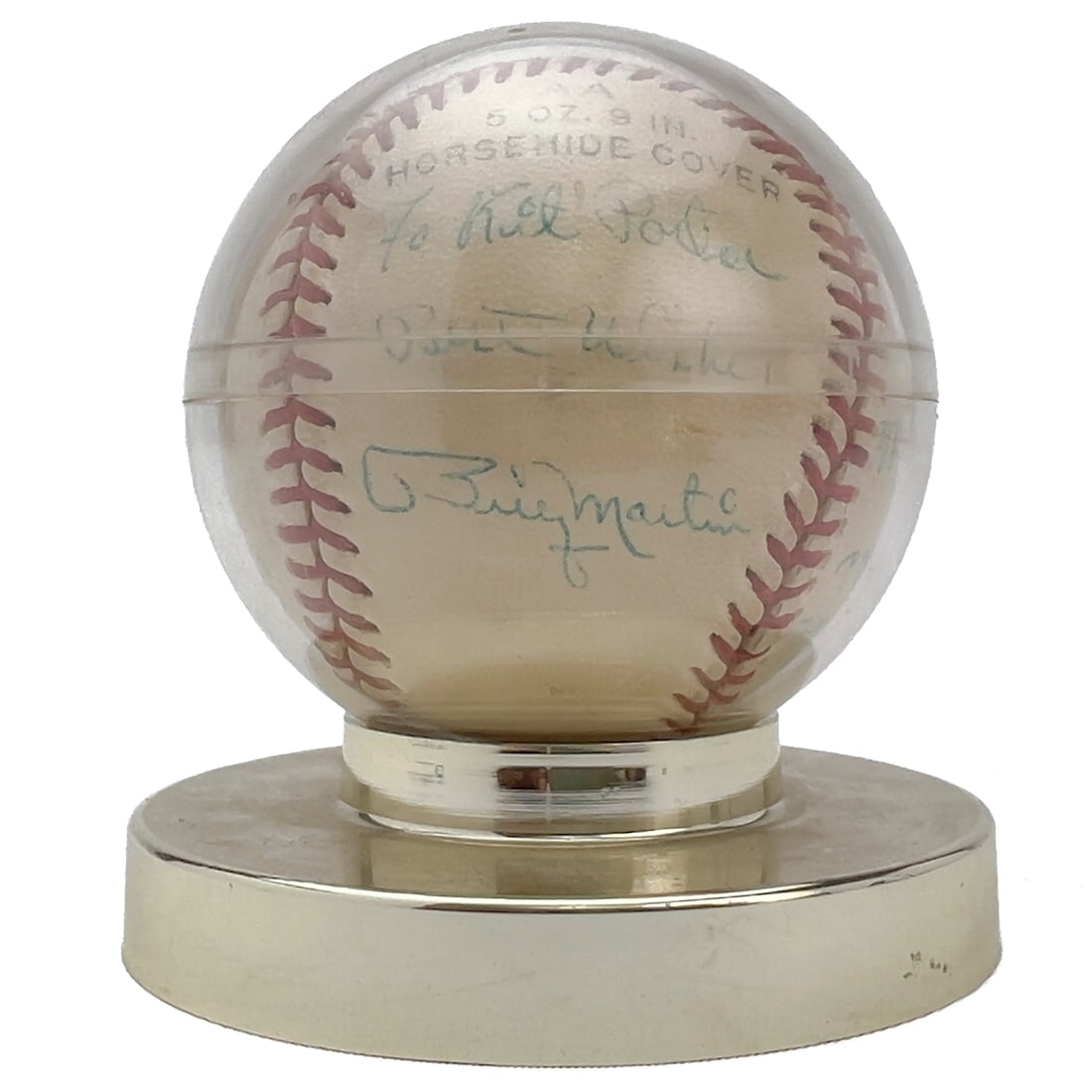 Mickey Mantle Signed Baseball - 4