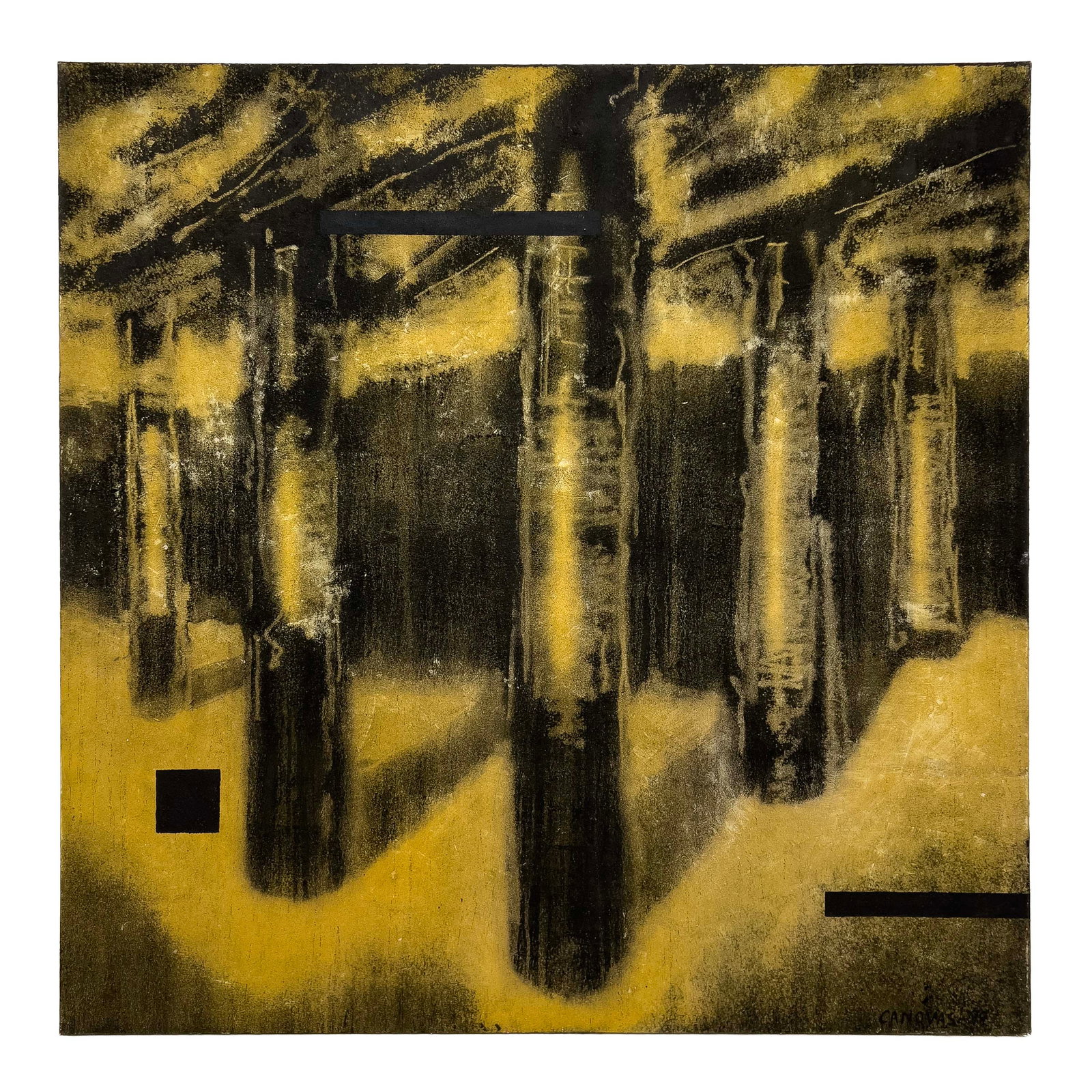 Fernando Canovas - Ain Soph: Zein: Lot 27 Fernando Canovas Argentinian (b. 1960) Ain Soph: Zein (1999) acrylic on canvas 78.7 x 78.7 inches signed verso Frame details: unframed Provenance: The Collection of Rosalía and Humb