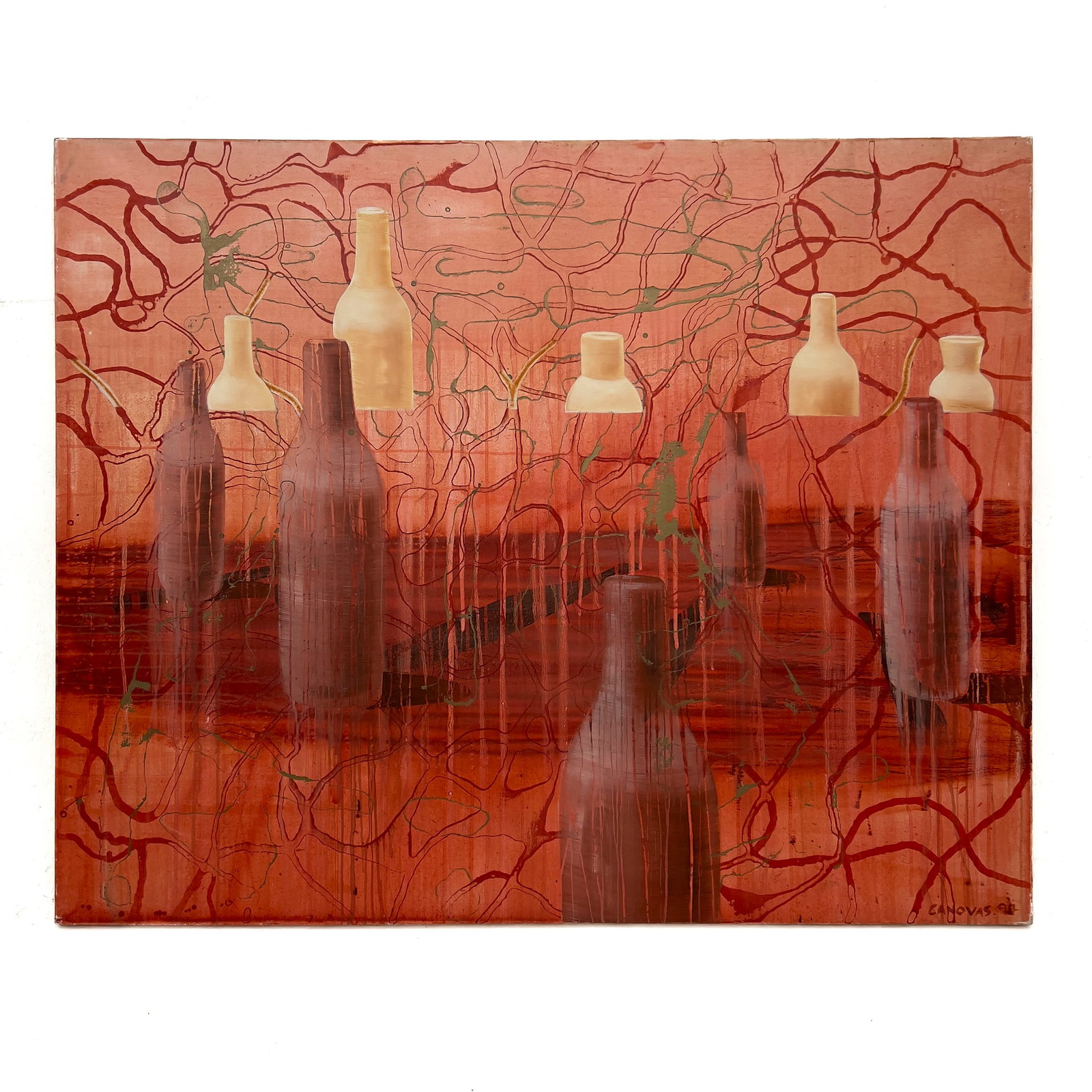 Fernando Canovas - Línea de Horizonte: Lot 39 Fernando Canovas Argentinian (b. 1960) Línea de Horizonte (1997) oil on canvas 51 x 63 1/2 inches signed lower right and verso Provenance: The Collection of Rosalía and Humberto Ugobono T