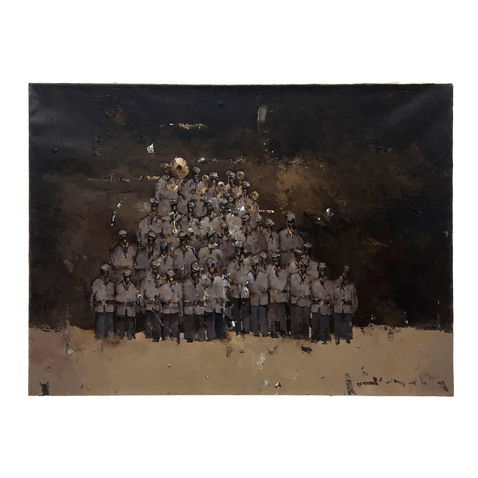 Bruno Widmann - Lucas y Fanfarria: Lot 79 Bruno Widmann Uruguayan (1930-2017) Lucas y Fanfarria (1984) oil on canvas 38 x 52 inches signed lower right Frame details: unframed Provenance: The Collection of Rosalía and Humber