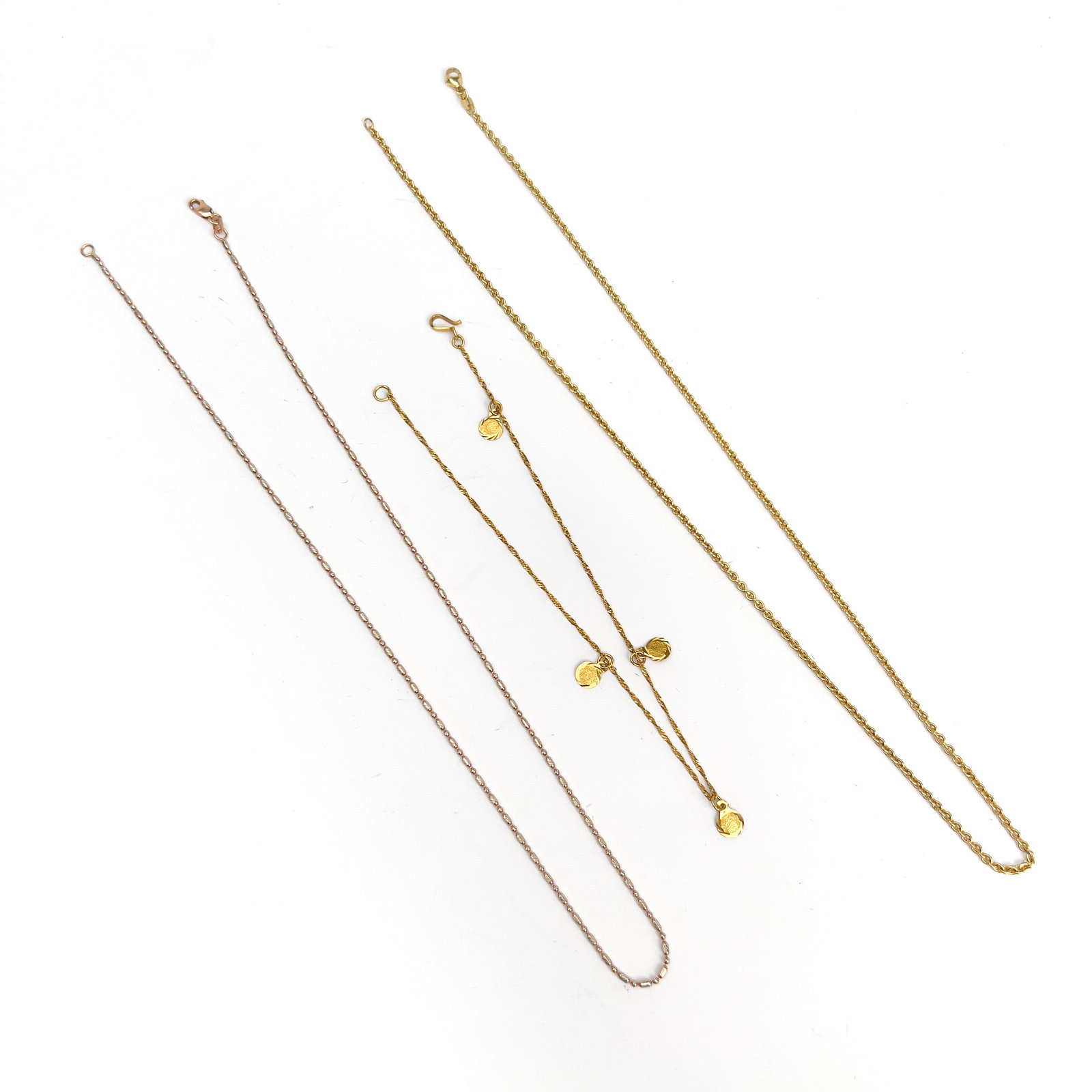 Three Gold Necklaces (1 of 3)