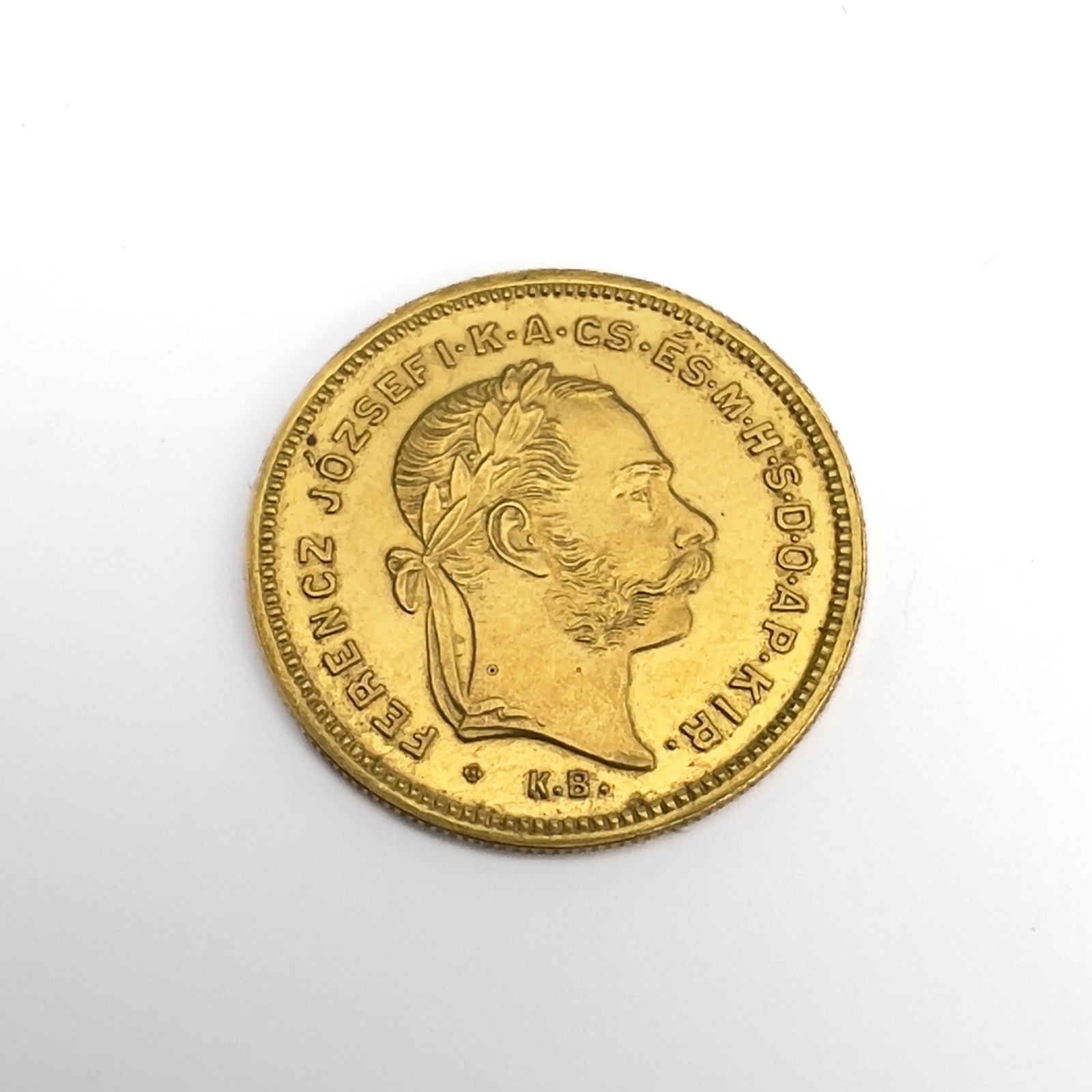 Austrian Ducat Gold Coin, Vienna Mint,: Lot 123 Austrian Ducat Gold Coin, Vienna Mint, (1870) .986 gold diameter: 3/4 inches Description: An Austrian 1 Ducat gold coin composed of .986 fine gold weighing 3.5 grams, struck at the Vienna Mint