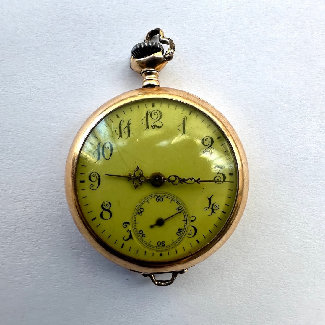 Longines - Gold Edwardian Pendant Necklace Watch (1 of 4)