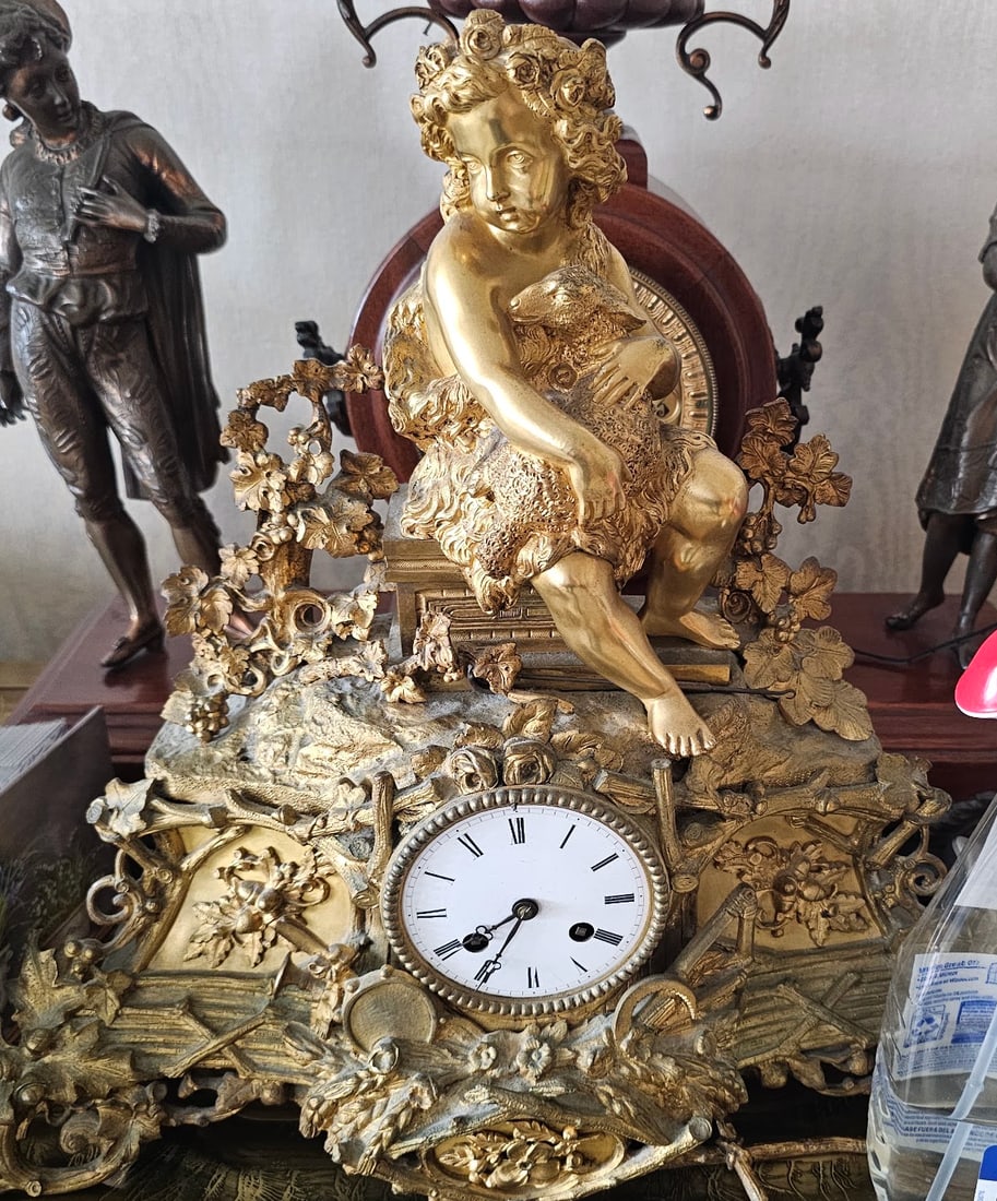 Lot to Come-Napoleon III Mantel Clock (1 of 1)