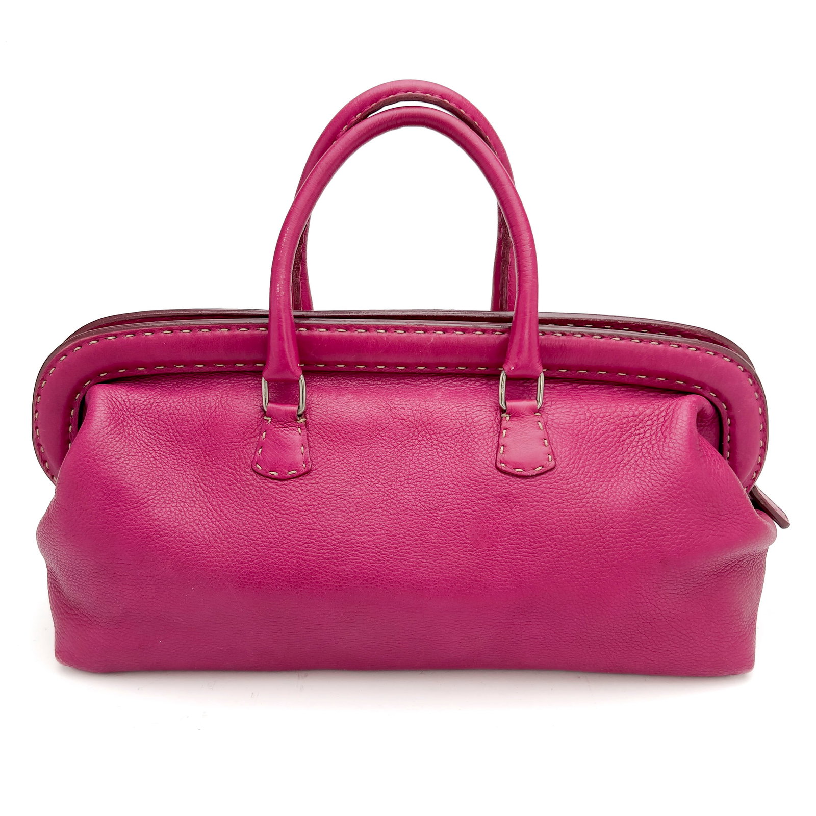 Fendi - Pink Leather Selleria Doctor's Bag (1 of 6)