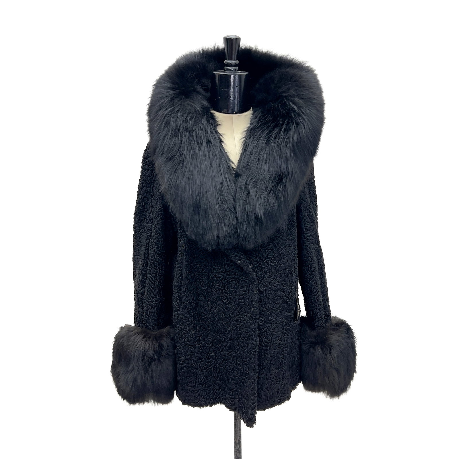 Furs by Diaco Persian Lamb and Fox Fur Jacket (1 of 7)