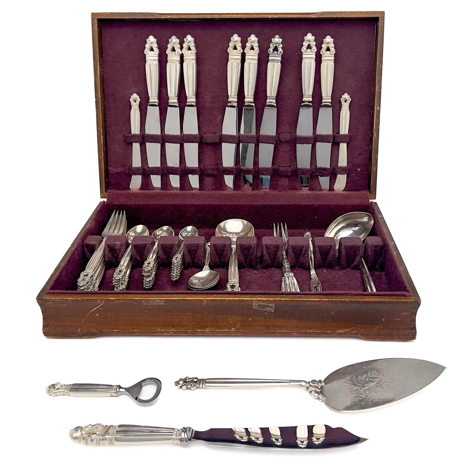Georg Jensen - Acorn Flatware and Serviceware (1 of 5)