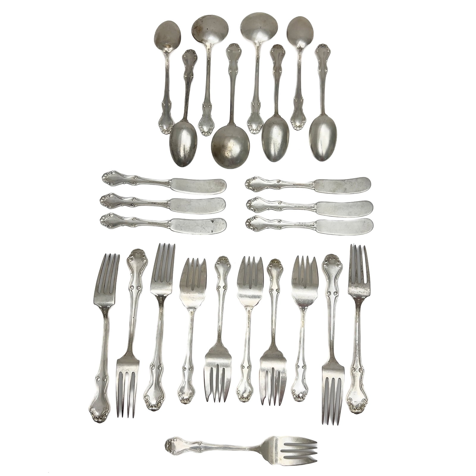 Concord Silversmiths - Sterling Silver Flatware Partial Set - 2