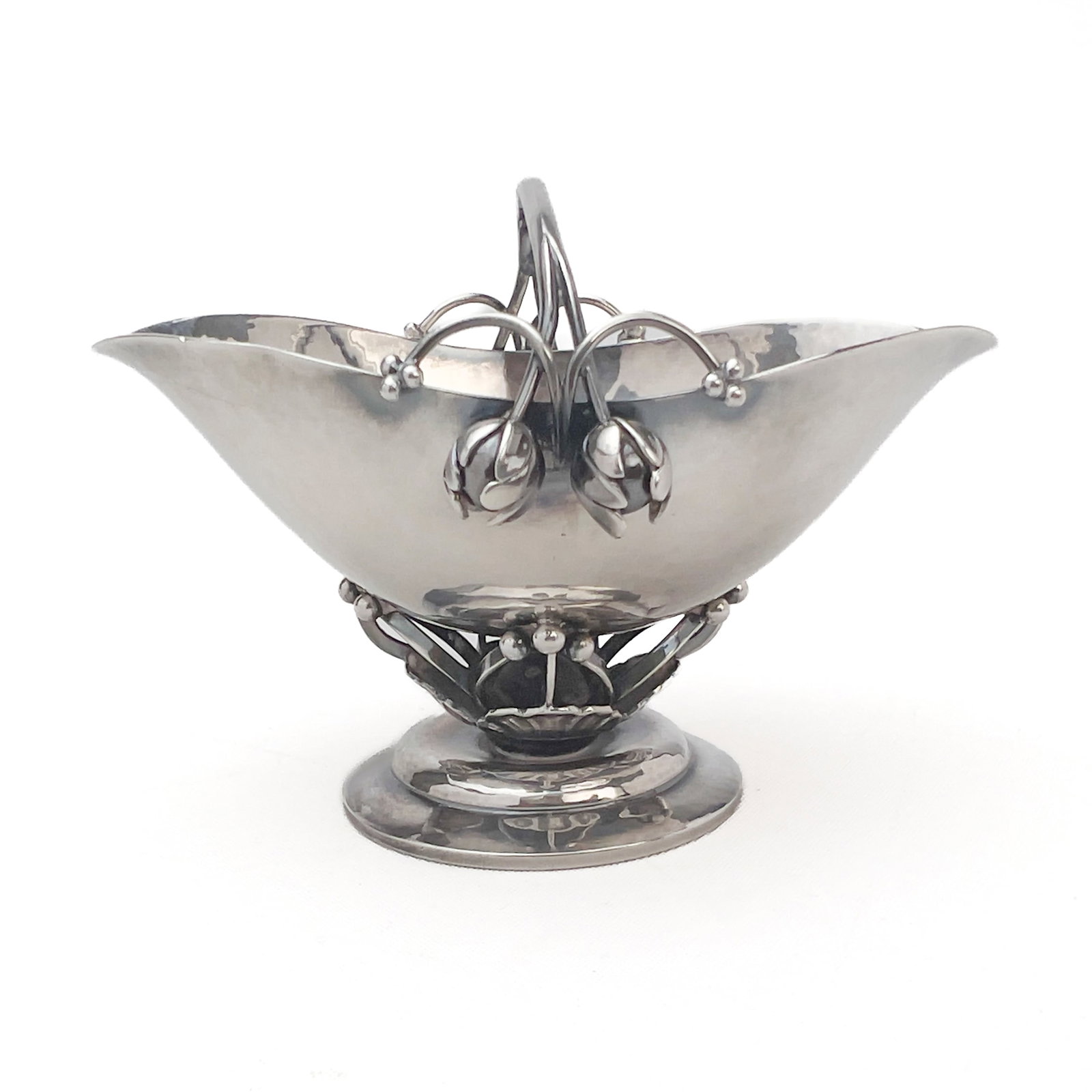 Georg Jensen - Sterling Silver \”Rosebud\” Bon Bon Basket, Model 235A (1 of 3)