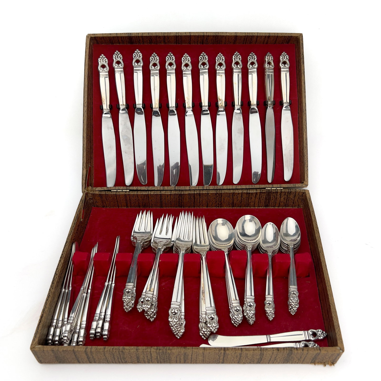 International Silver - Royal Danish Silver Flatware Service for 12 (1 of 4)
