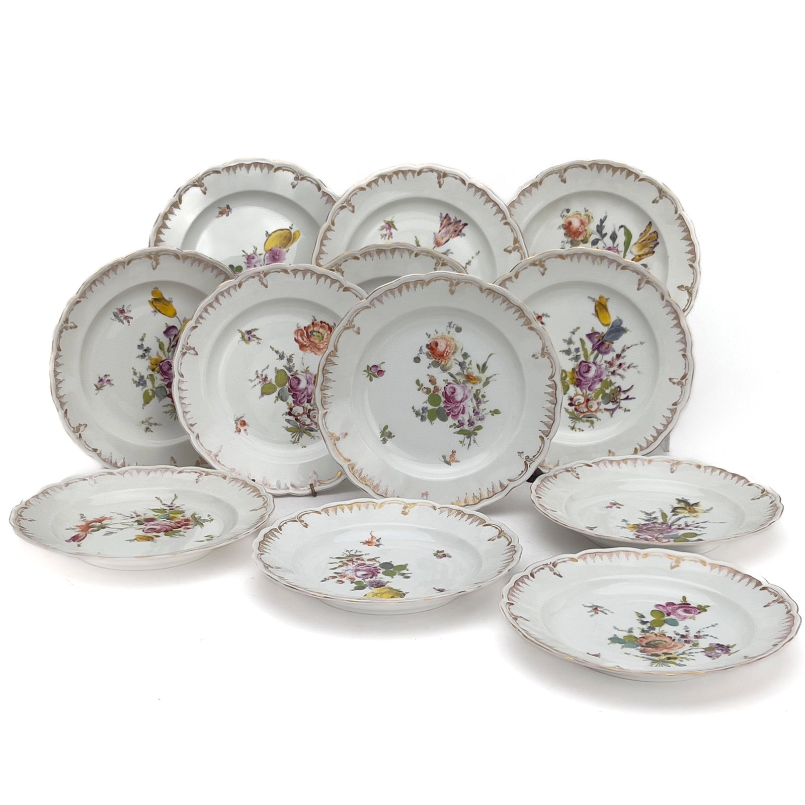 KPM - A Set of Twelve KPM Porcelain Plates (1 of 5)