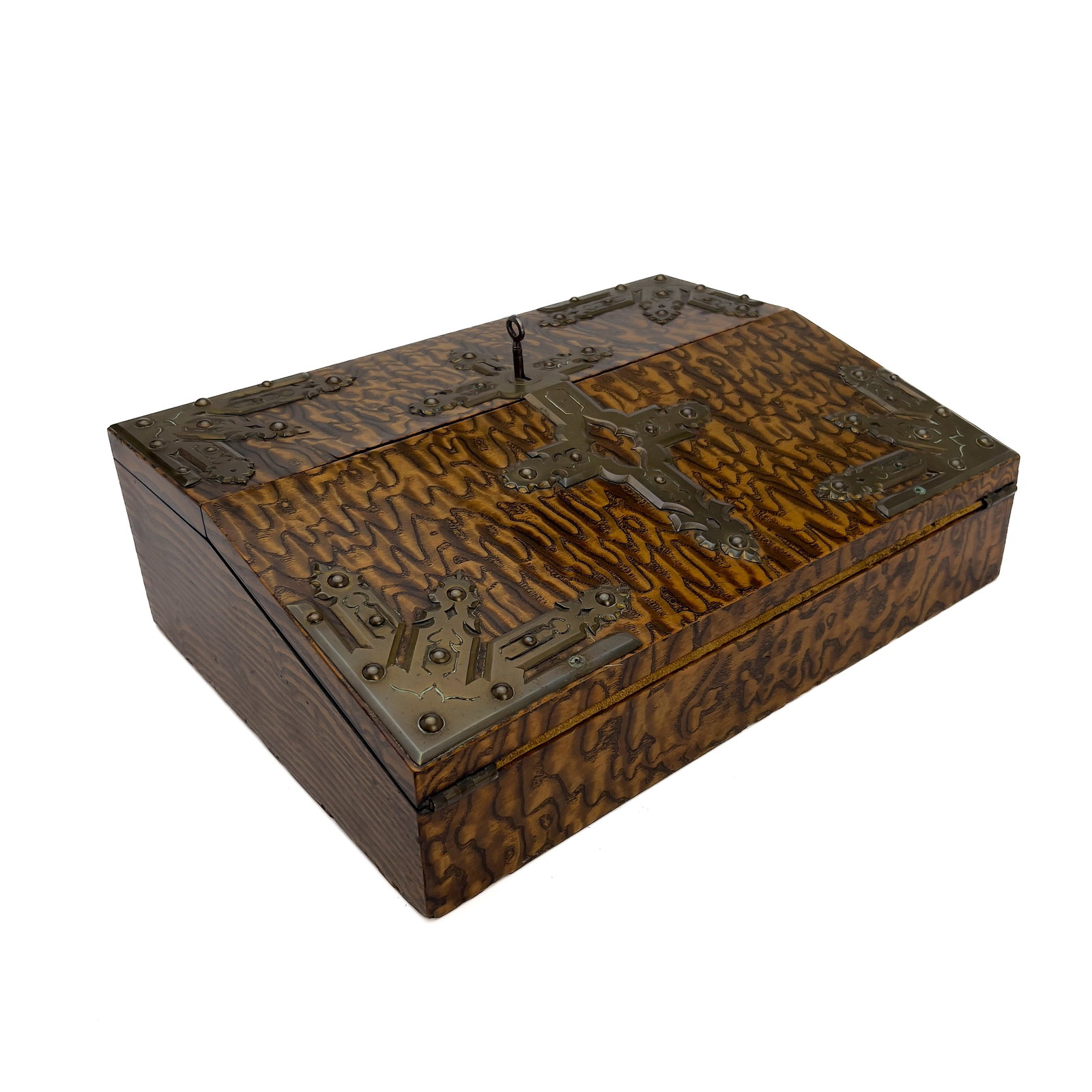 Victorian Coromandel Wood Writing Slope by Asser & Sherwin, London (1 of 5)
