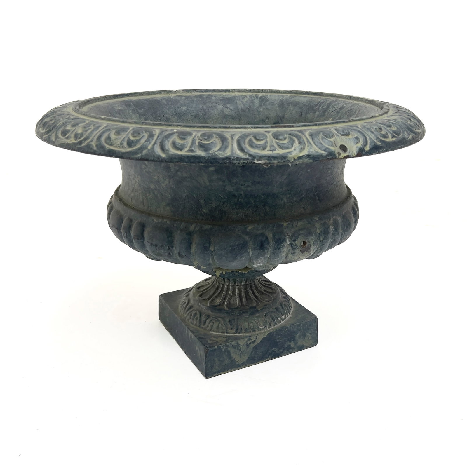 Neoclassical Style Painted Cast Iron Garden Jardinière (1 of 3)