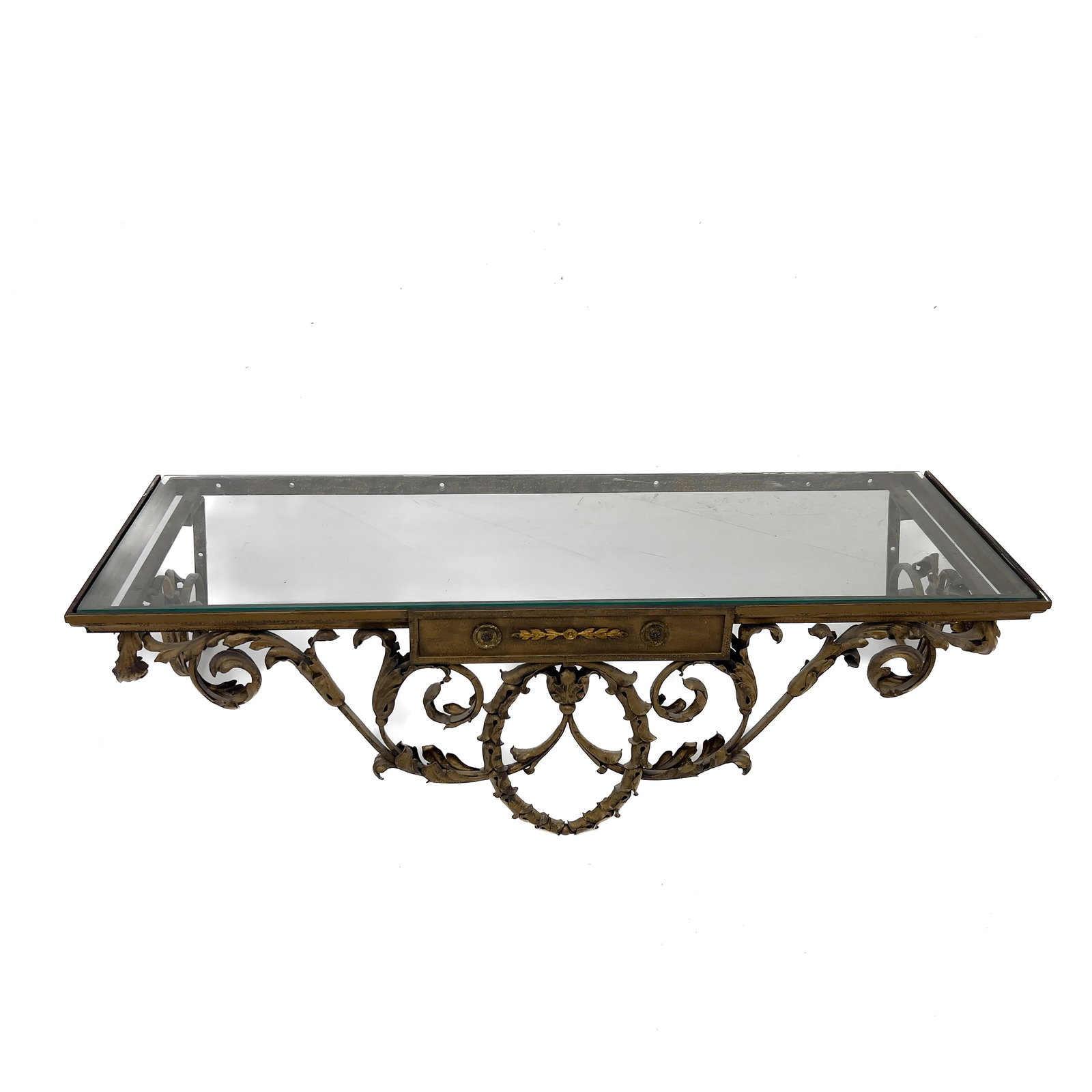 A Neoclassical Style Iron Hanging Console Table (1 of 3)