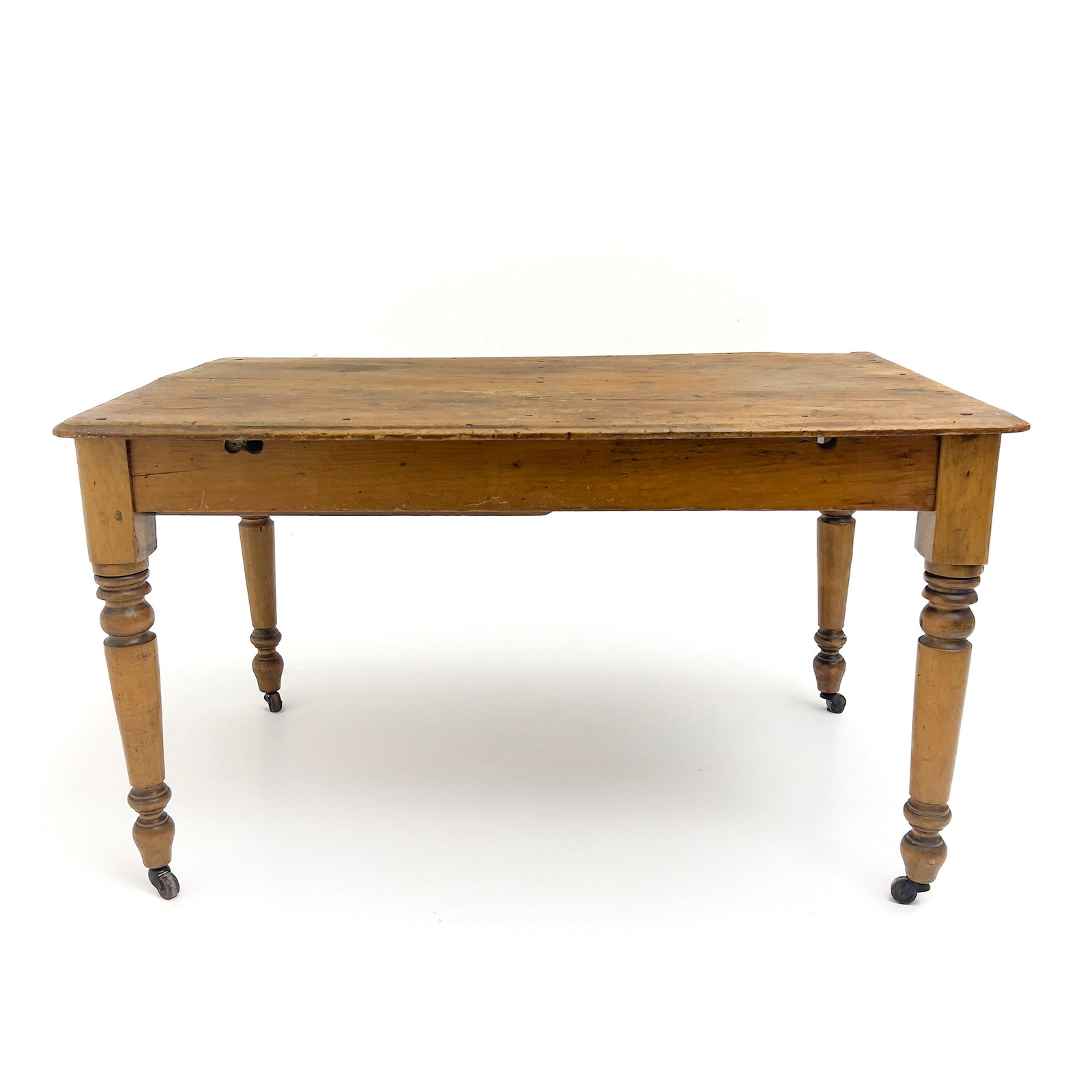 An Antique Country Pine Work Table (1 of 5)