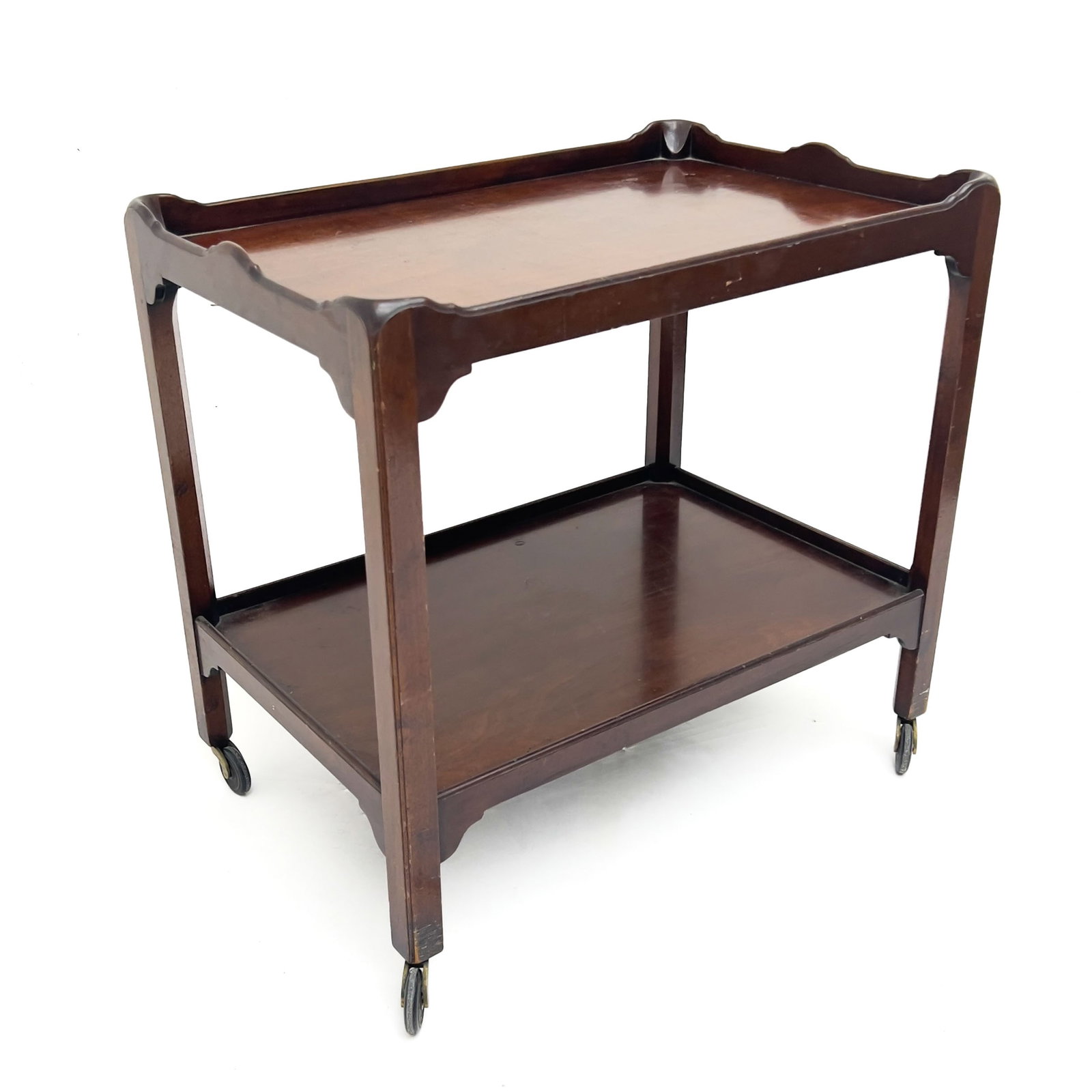 A Georgian Style Mahogany Tea Cart (1 of 3)