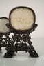 SET OF 2 PCS 19TH C JADE OVAL MEDALLION TABLE SCREEN - 7