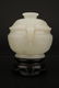 CHINESE WHITE JADE COVERED CENSER IN ARCHAIC MOTIF - 7