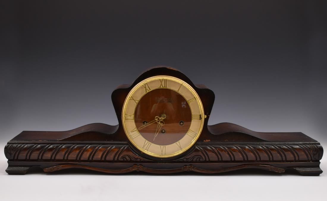 1930 VINTAGE ART DECO ENGLISH MANTEL CLOCK (1 of 14)