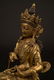 15TH C MING GILT BRONZE BUDDHA OF VAJRAPANI CHITTA - 5