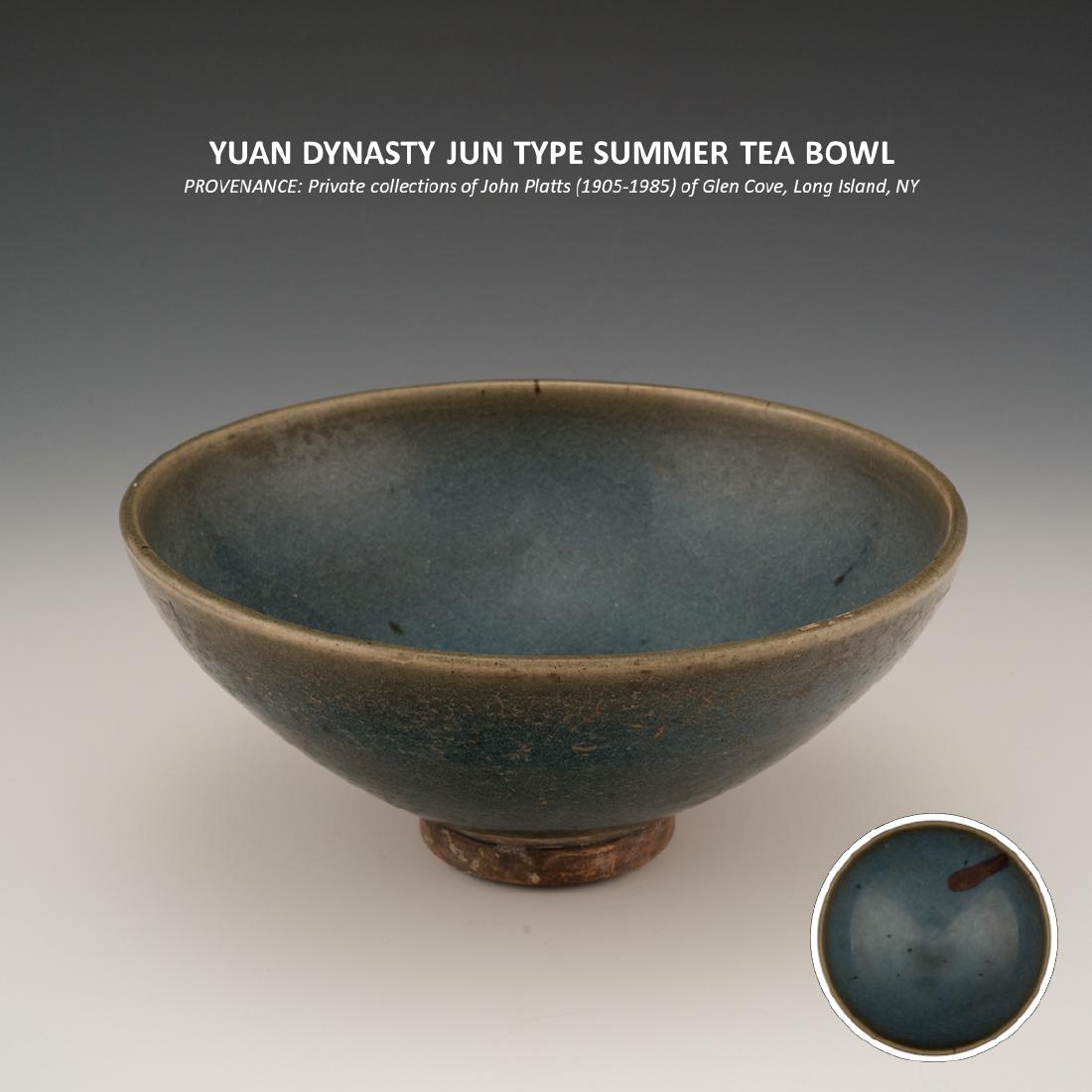 YUAN DYNASTY JUN TYPE SUMMER TEA BOWL (1 of 6)