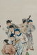 1945, FRAMED ZHANG DAQIAN COCKERELS FIGHT PAINTING - 12