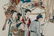 1945, FRAMED ZHANG DAQIAN COCKERELS FIGHT PAINTING - 7