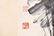 1939 ZHANG DAQIAN LOTUS SCROLL PAINTING - 5