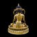 QING GILT BRONZE BUDDHA VAJRADHARA - 4