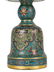 PAIR OF QING GILT BRONZE CLOISONNE ENAMEL LAMPS - 4